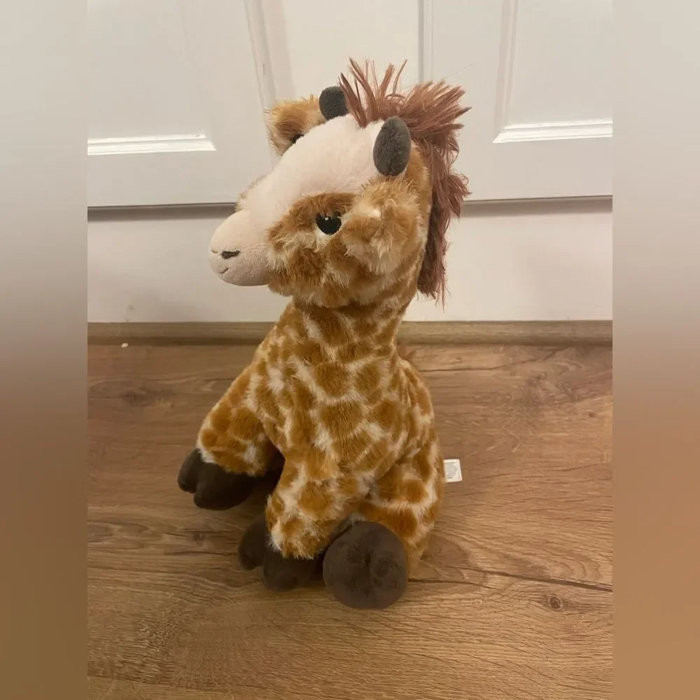 Fiesta Earth Pals Giraffe Plush Brown 15 Inch Stuffed Animal Toy
